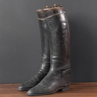 Винтажные сапоги Vintage Black Riding Boots With Shoe Lasts 2