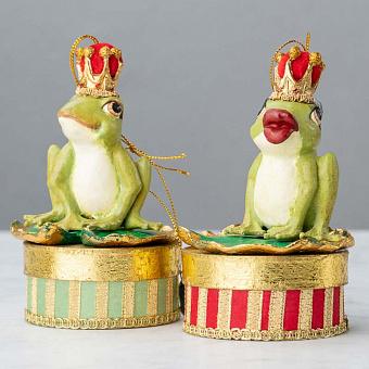 Набор из 2-х шкатулок Set Of 2 Frogs Prince On Box 13,5 cm