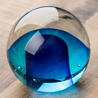 Пресс-папье Glass Paperweight Ball Of Blue