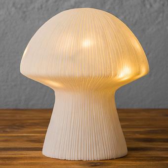 Настольная лампа Ribbed Mushroom Lamp Led Garland
