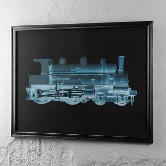Фото-принт Locomotives Train Xray Flat дуб Black Oak