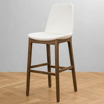 Барный стул Porto Bar Chair искусственная кожа Snow White