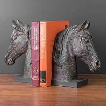 Набор из 2-х держателей для книг Bookend Horse Heads 2