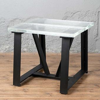 Прикроватный столик Iceberg Side Table стекло Glass Beam