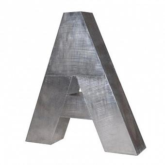 Декоративная буква Medium Letter A металл Aero