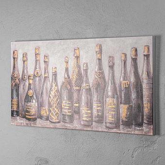Картина акрилом Canvas Acrylic Painting Champagne