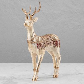 Новогодняя фигурка Deer Silver/Gold 2 36 cm