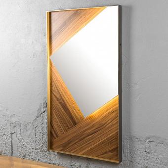 Зеркало с подсветкой Lascari Mirror Large орех Walnut