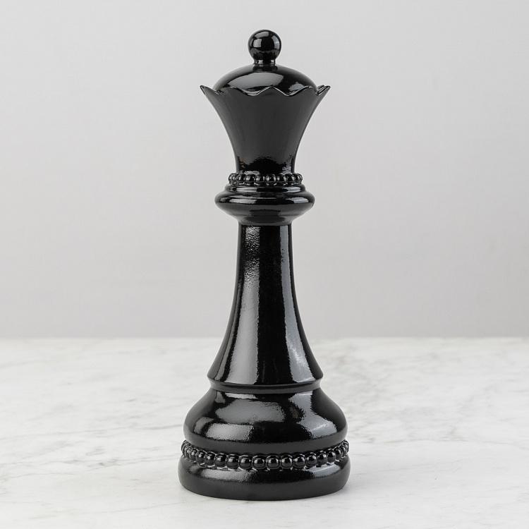 Chess Queen Shiny Black