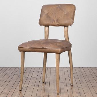 Стул Carlton Dining Chair, Weathered Wood натуральная кожа Destroyed Raw