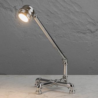 Настольная лампа Knuckle Joint Table Lamp Angle металл Chrome