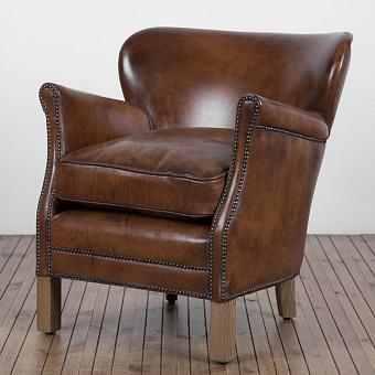 Кресло Byrne Chair натуральная кожа Original Vintage Coffee
