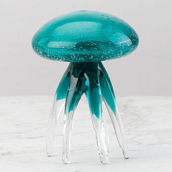 Статуэтка Glass Turquoise Jellyfish Large