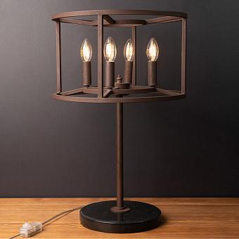 Настольная лампа Crown Table Lamp металл Antique Rust