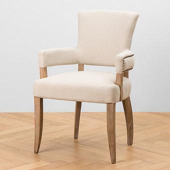Стул Newport Dining Chair, Oak Sandwashed лён Linen Plain