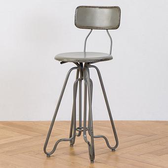 Metal Chair Grey Patina