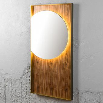 Зеркало с подсветкой Lentini Mirror Large орех Walnut