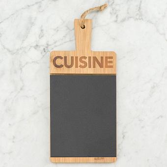 Разделочная доска Bamboo And Slate Kitchen Cutting Board