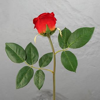 Искусственный цветок Floribunda Rose Ruby Red 34 cm