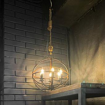 Люстра Gyro Chandelier Small discount металл Antique Rust