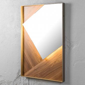 Зеркало с подсветкой Lascari Mirror Medium орех Walnut