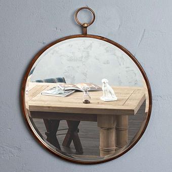 Зеркало Fob Round Mirror Copper Patina