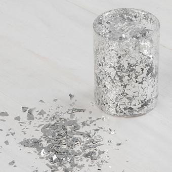 Конфетти Confetti Flakes 30 gram In Box Silver 10 cm