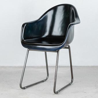 Стул Regatta Bucket Chair стекловолокно Vintage Black Fiberglass