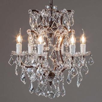 Люстра Crystal Chandelier Small хрусталь и металл Clear Crystal and Antique Rust