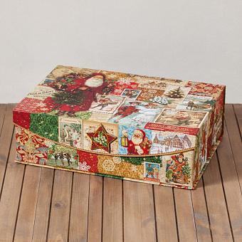 Подарочная коробка Nest Flip Top Boxes Xmas Victoriana Large