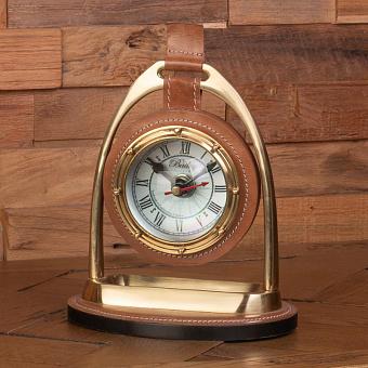 Настольные часы Clock Bailey Equestrian, Brass металл Brass