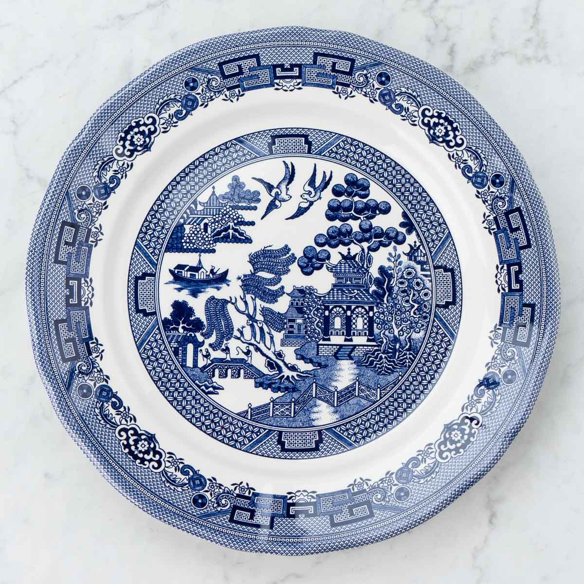 Тарелка Blue Willow Serving Plate, Grace by Tudor England | Home Concept