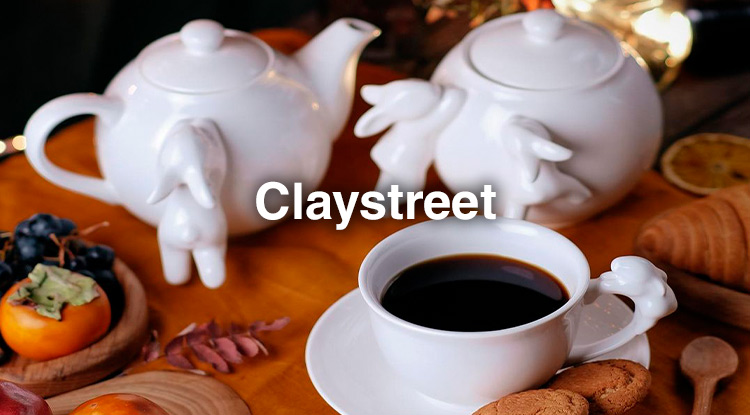 Новинки анималистической посуды Claystreet: озорные фарфоровые кролики, мышки, котята и медведи