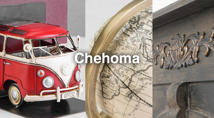 Стильные украшения для интерьера с налётом винтажа от бельгийского бренда Chehoma