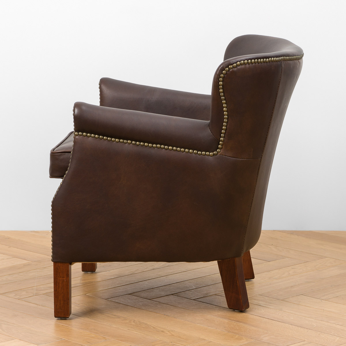 Кресло Paul Armchair, Red Brown Wood D, Retro Modern | Home Concept