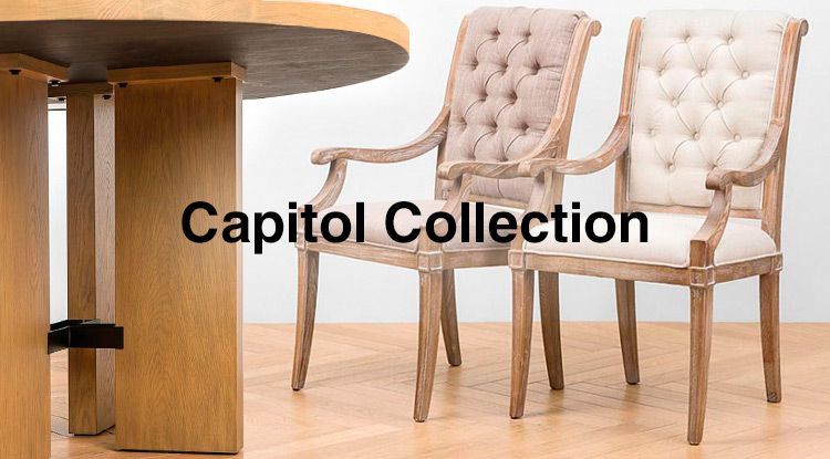 Большое поступление мебели от Capitol Collection: стулья, столы, кресла, диваны, стеллажи, комоды