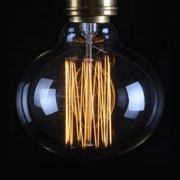 Лампа накаливания Эдисон Винтаж Глобус Скретч E27 40Вт Edison Vintage Globe Scratch E27 40W