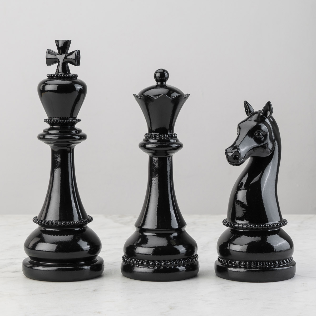 Статуэтка Chess Queen Shiny Black, Chehoma | Home Concept