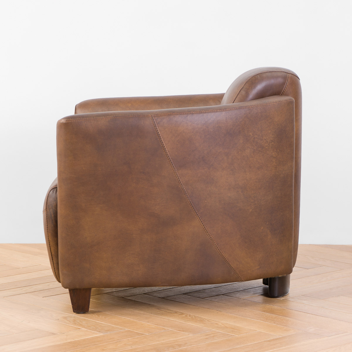 Кресло Inspector Armchair, Red Brown Wood D, Retro Modern | Home Concept