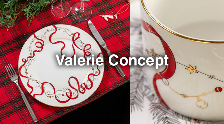 Праздничная коллекция новогодней посуды от российского бренда Valerie Concept