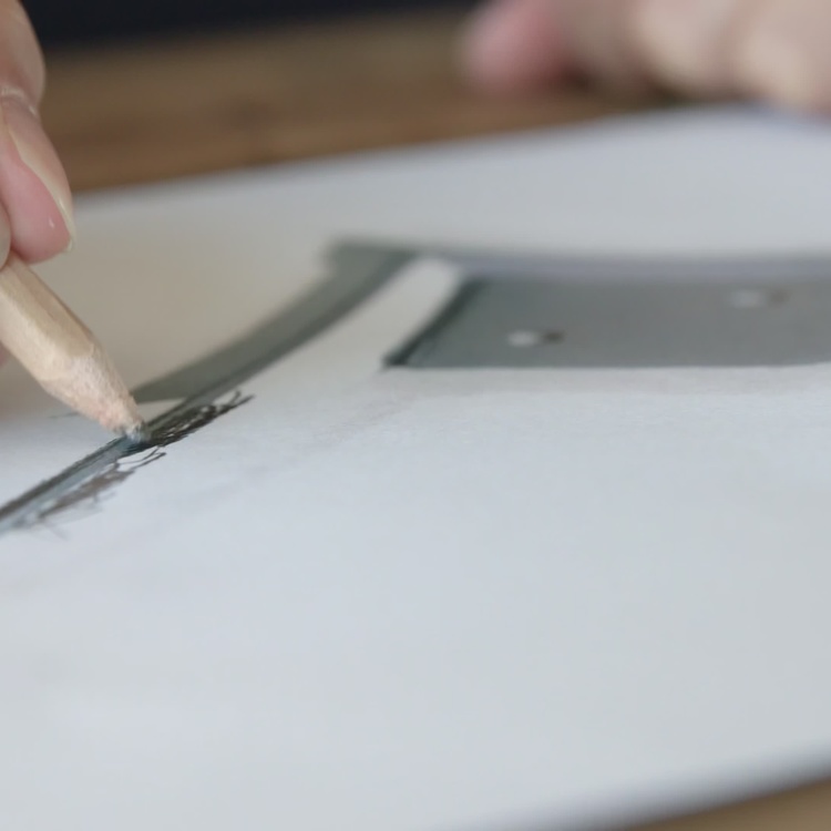 Крючок Бабочка жемчужно-белого цвета, M Butterflies Hook Medium Pearl White