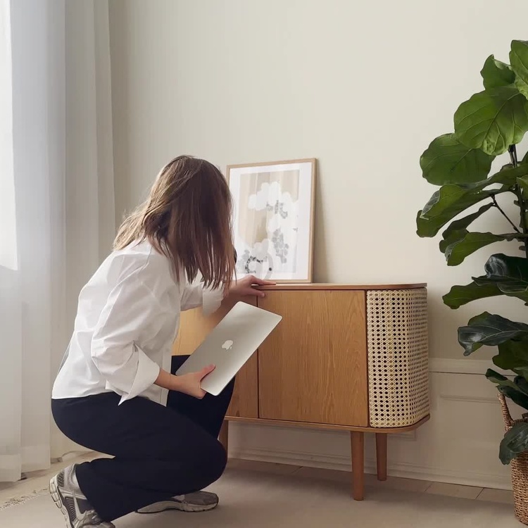 Комод с 2-мя дверцами Сокровища, светлый дуб Treasures 2 Doors Cabinet, Oak