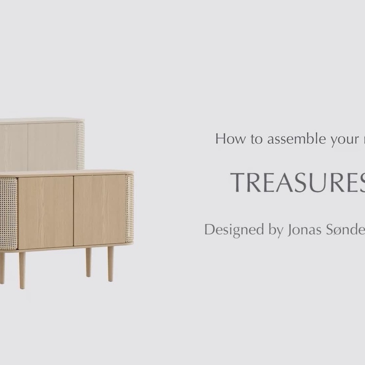 Комод с 2-мя дверцами Сокровища, светлый дуб Treasures 2 Doors Cabinet, Oak