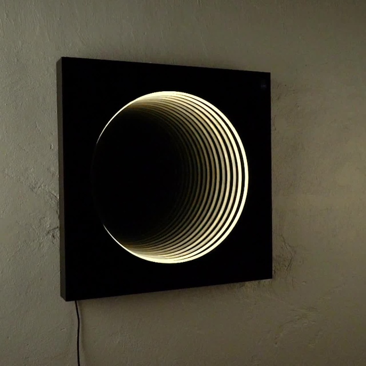 Арт-объект с подсветкой Чёрная дыра Void Wall Art