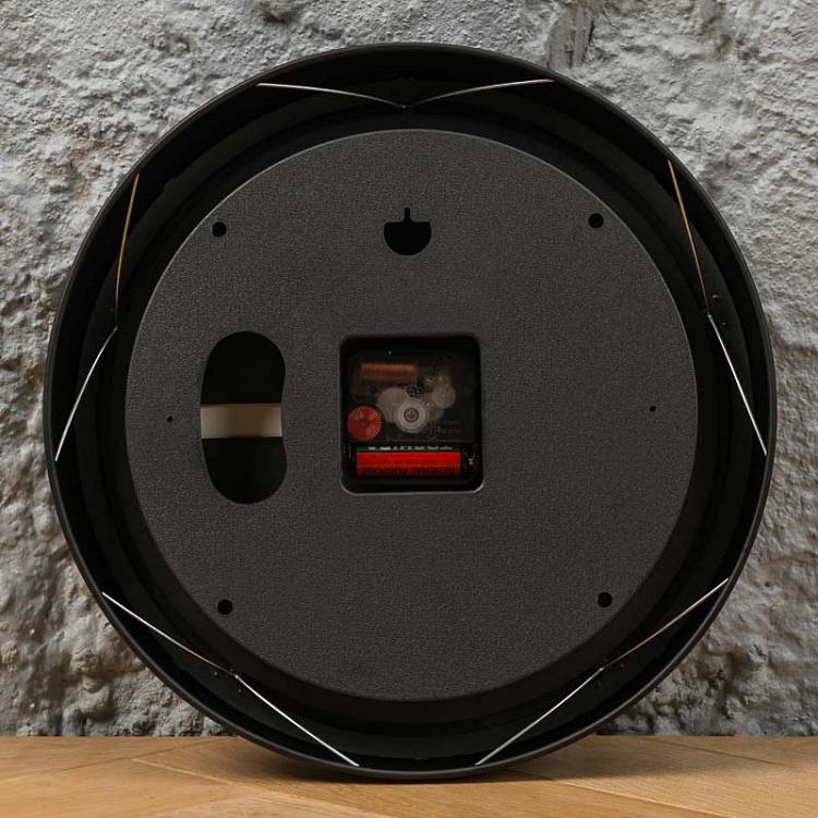 Чёрные настенные часы в стиле ретро с секундной стрелкой Sweep Seconds Hand Retro Wall Clock Black