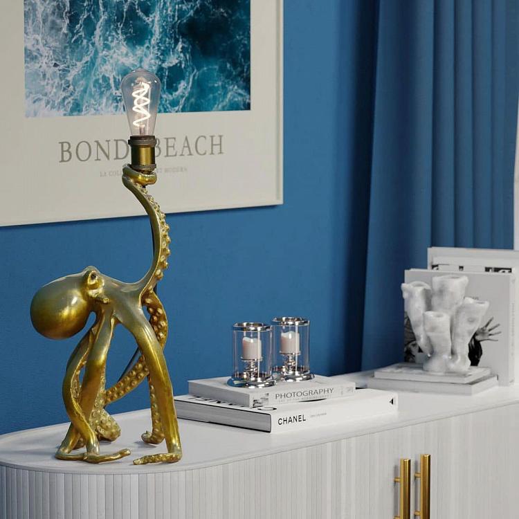 Настольная лампа Золотой осьминог Отто Table Lamp Golden Octopus Otto