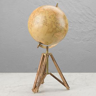 Vintage Globe On Tripod Stand