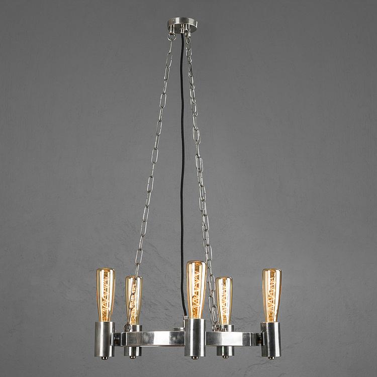 Подвесной светильник Кависте с лампами в виде бутылок Caviste Hanging Lamp With 5 Bottle Bulbs