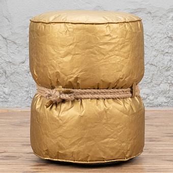 Couronnes Footstool Gold