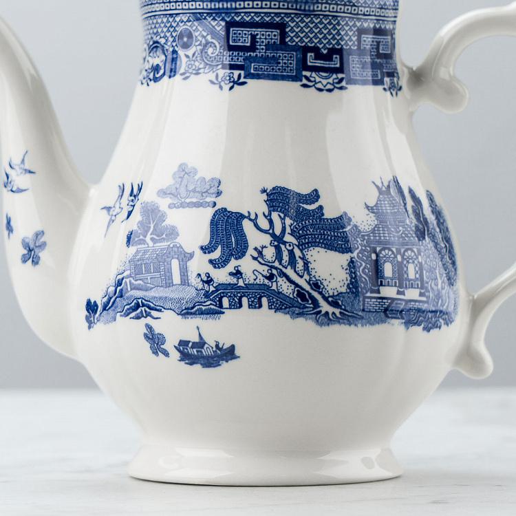 Чайник Голубая ива Blue Willow Teapot